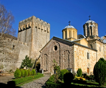 Fortified Manasija Monastery and Resava Cave Tour