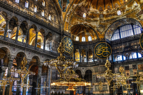 Istanbul: Tour della città con la Basilica di Santa Sofia e la Moschea BluTour per piccoli gruppi