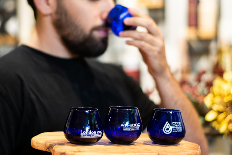 Olivenölverkostung in Athen