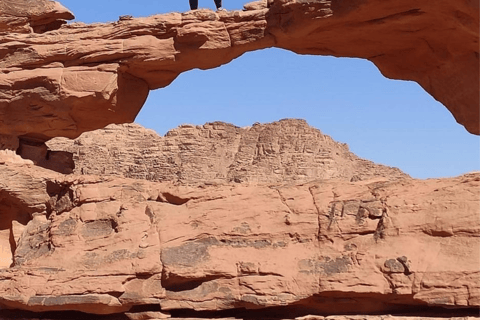 Desierto de Wadi Rum: Tour de día completo en jeep y almuerzo tradicionalWadi Rum: Excursión de día completo en jeep y almuerzo tradicional