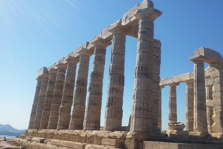 Kap Sounion med guidad tur till Poseidons tempelTurné på engelska