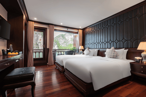 Hanoi: 2-daagse Halong-Lan Ha Bay BESTE VERKOOP 5* cruise balkon