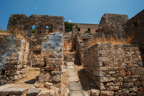 Ab Heraklion: Spinalonga, Plaka, Agios Nikolaos und EloundaTour auf Englisch/Französisch