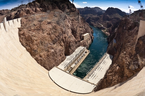 Depuis Las Vegas : navette express Hoover Dam ou visite de luxeVisite express du barrage Hoover