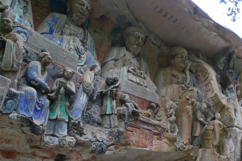 Au départ de Chongqing : Visite privée d'une journée complète des gravures rupestres de Dazu