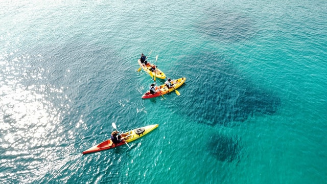 Cape Kamenjak: Guided Kayak Tours snorkeling, cave & cliff