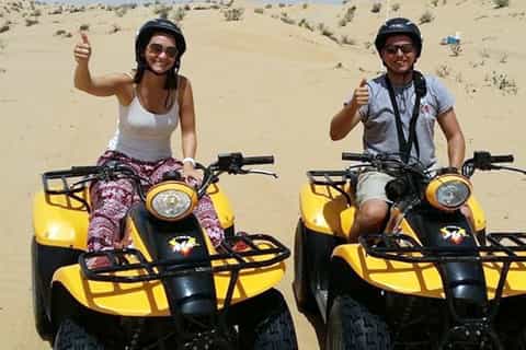 Hurghada: woestijnsafari van 3 uur met quad en kamelenrit