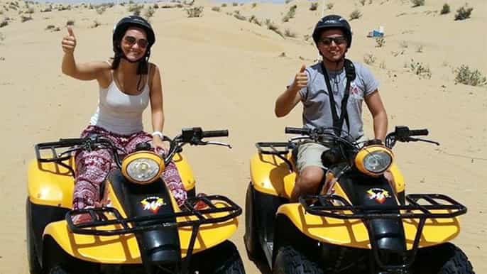 fra hurghada Ørkensafari med firehjuling og kameltur