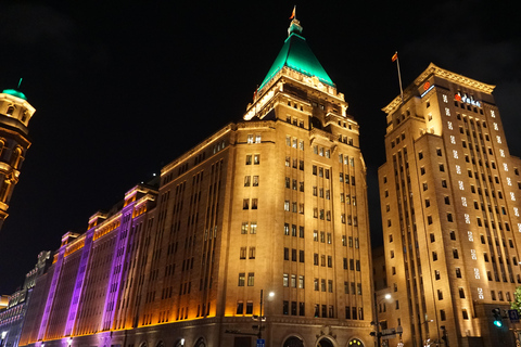 Tour serale di Shanghai: Crociera VIP sul fiume Huangpu e luci della città