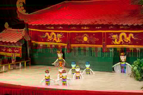 Water Puppet Show and Magic Hoi at Night