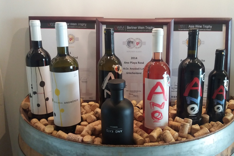 Chania: Excursão à montanha Milia com almoço e degustação de azeite de oliva e vinho