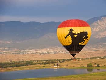 Heißluftballonflug - Colorado Springs Sonnenaufgang Heißluftballonflug - Colorado Springs Sonnenaufgang