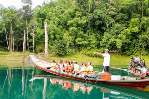 From Khao Lak: Full-Day Cheow Lan Lake with Cave Tour Shared Group Tour