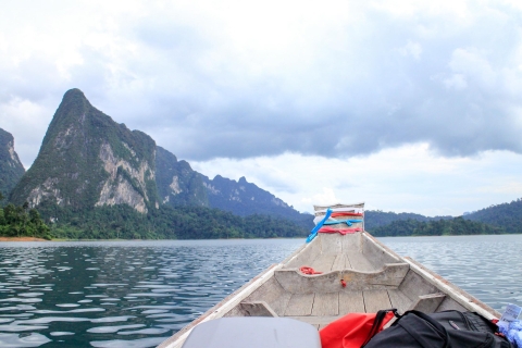 Desde Khao Lak: tour de día completo por el lago Cheow Lan con cuevaTour grupal compartido