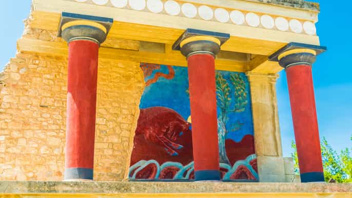 knossos palace skiptheline entry with guided walking tour
