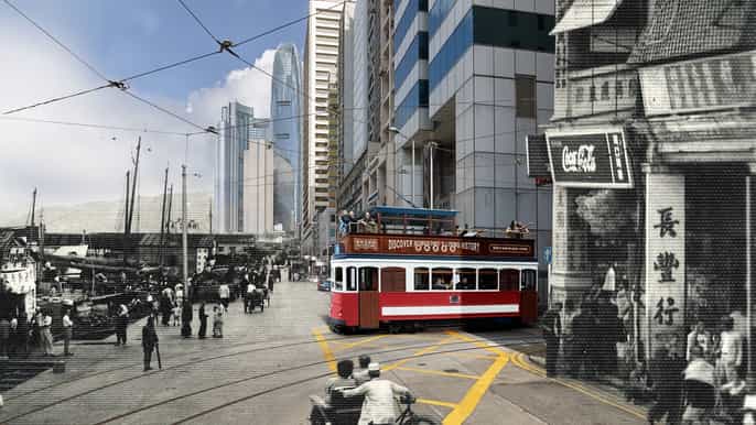tramoramic ding ding tour and unlimited hong kong tram pass