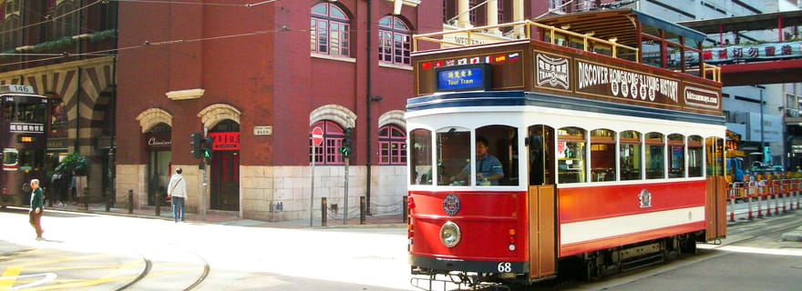 Hong Kong : visite TramOramic avec 2 jours de tramway illimité