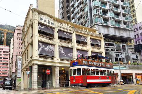 Hong Kong: TramOramic Tour with 2-Days Unlimited Tram Ride 10:00 AM TramOramic Tour (From Western Market Terminus)