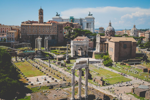 Rome: visite privée d'une demi-journée de la ville avec pizza et gelato