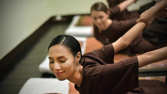 tratamentos tailandeses de massagem spa de luxo com transferência de hotel