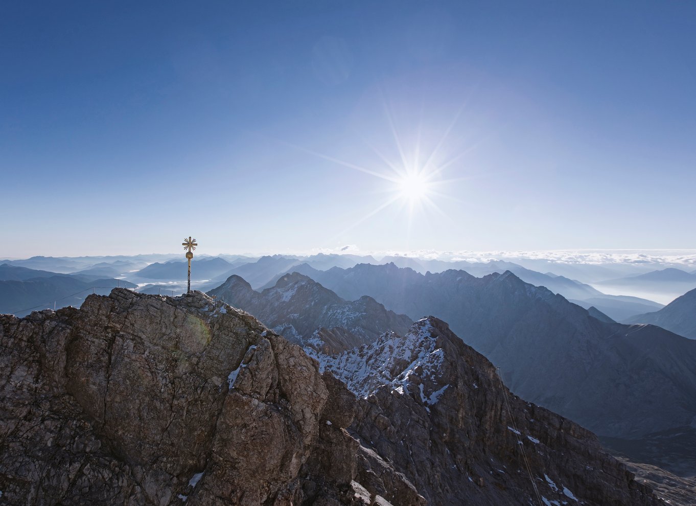 Fra München: Tysklands højeste punkt: Zugspitze