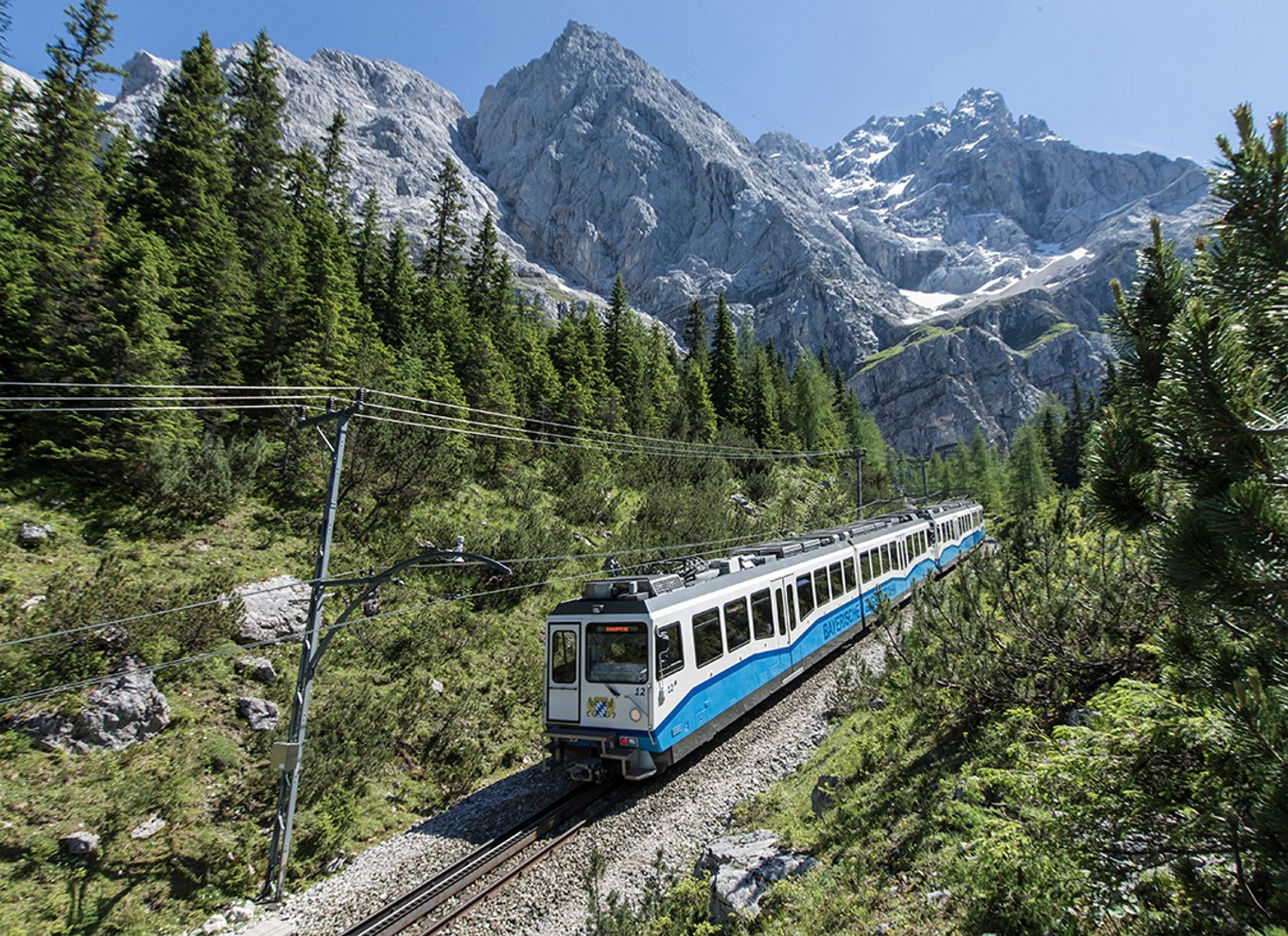 Fra München: Tysklands højeste punkt: Zugspitze