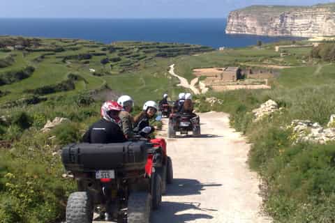 From Malta: Full-Day Quad Bike Tour of Gozo with Lunch