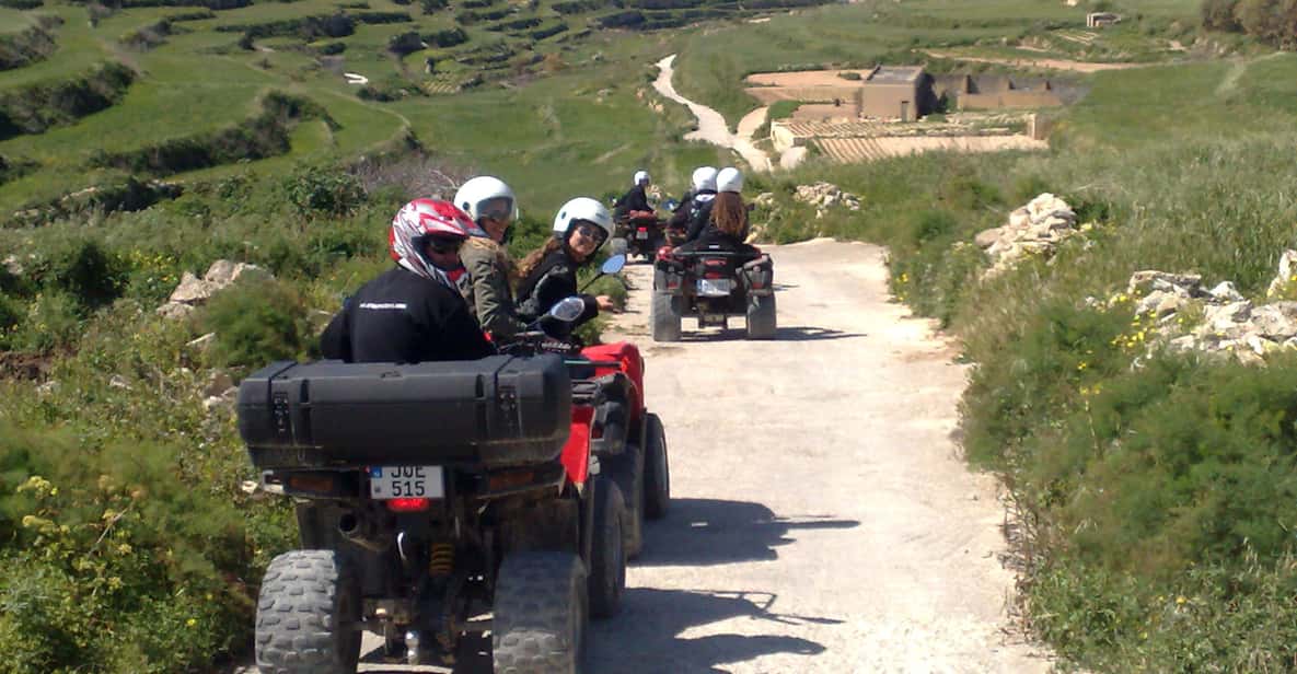 From Malta: Full-Day Quad Bike Tour of Gozo with Lunch