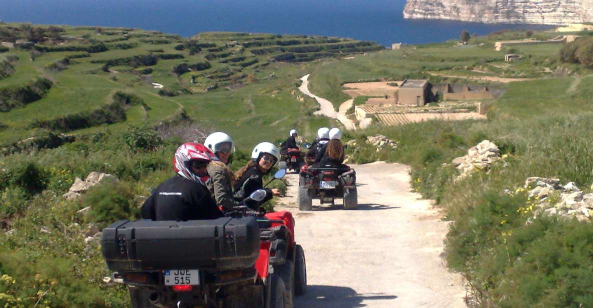 Depuis Malte : excursion à Gozo en quad avec déjeuner