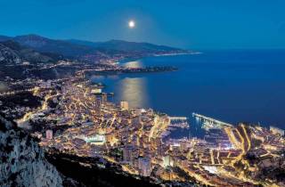 Von Nizza aus: Monaco Nacht Tour mit Abendessen Option