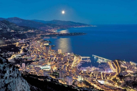 Z Nicei: 4-godzinny Monako nocąPrywatna wycieczka bez kolacji w języku angielskim, francuskim lub hiszpańskim