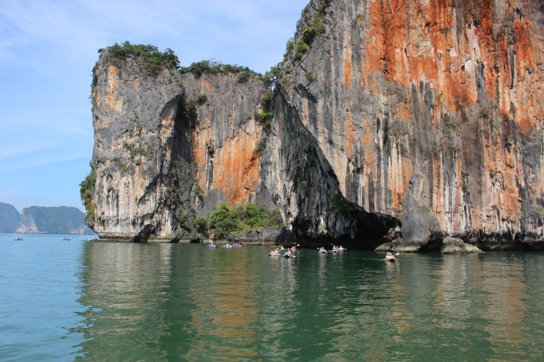 Vanaf Phuket: baai van Phang Nga per speedboot en kano