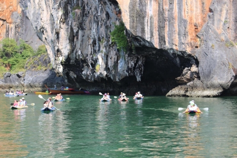 Vanaf Phuket: baai van Phang Nga per speedboot en kano