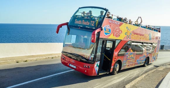 Malta: City Sightseeing HOHO Bus Tour & Optional Boat Cruise