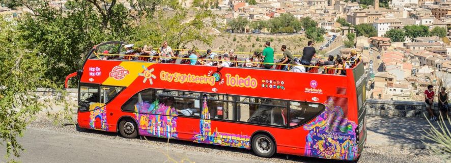 Toledo: tour in autobus panoramico, tour a piedi e Alcázar