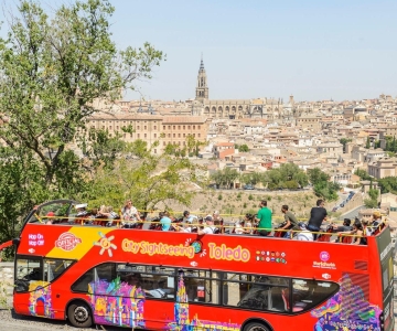 Toledo: Stadsbezichtiging Hop-on-hop-off-bustour & Extra's