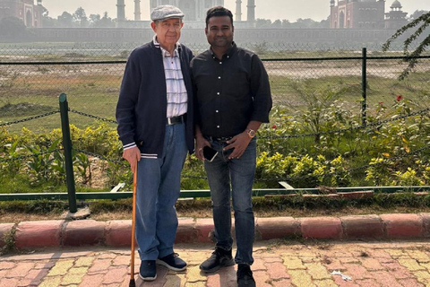 All Inclusive Sunrise Taj Mahal, Baby Taj & Agra Fort Tour Private Tour with Car, Driver, Lunch, Guide & Entry Tickets