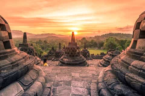 Borobudur Sunrise or Sunset Half Day Private Tour