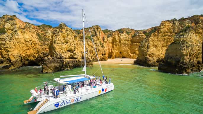de lagos cruzeiro de 4 horas pela costa dourada do algarve