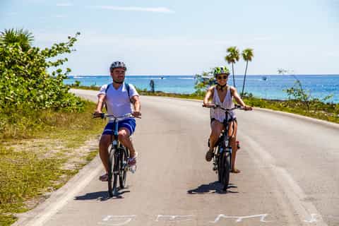 Cozumel: West Coast E-Bike and Snorkeling Tour