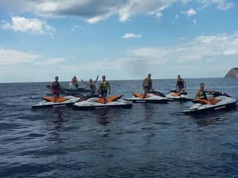 Ibiza: 1 Stunde Jetski-Tour zur Isla Margarita Ibiza: 1 Stunde Jetski-Tour zur Isla Margarita