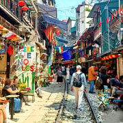 Hanoi Train Street: Bringing Movie Scenes into Reality