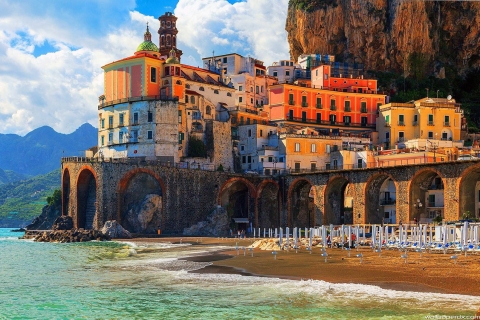 Desde Nápoles: tour de día completo por la costa de Amalfi y Sorrento