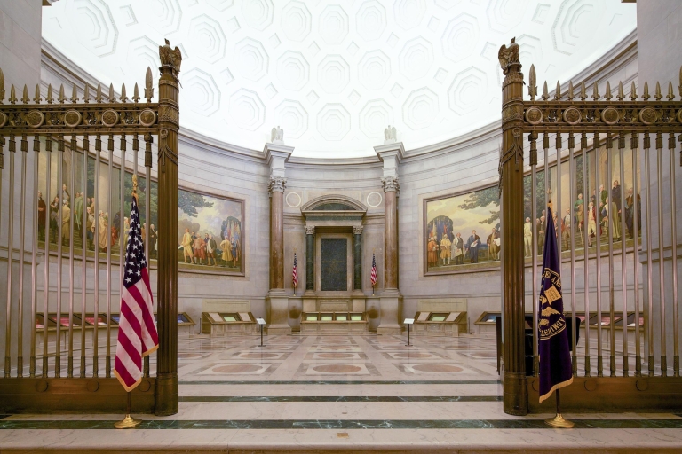 Bâtiment des Archives nationales et Capitol Hill: visite guidée combinéeVisite guidée privée en anglais
