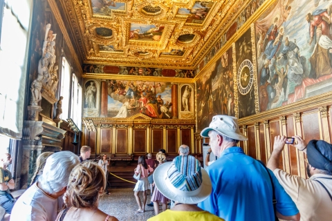 Venetië: Dogenpaleis en San Marcobasiliek met voorrangRondleiding in het Engels