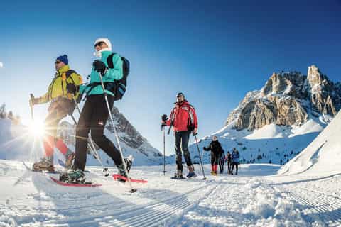 From Bolzano: Snowshoeing in the Dolomites