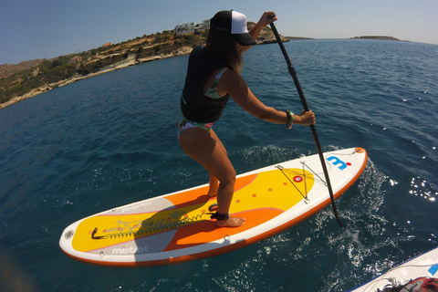 Chania: Stand-up Paddling & Schnorcheln für KleingruppenChania: Stand-up-Paddling & Schnorcheln für Kleingruppen