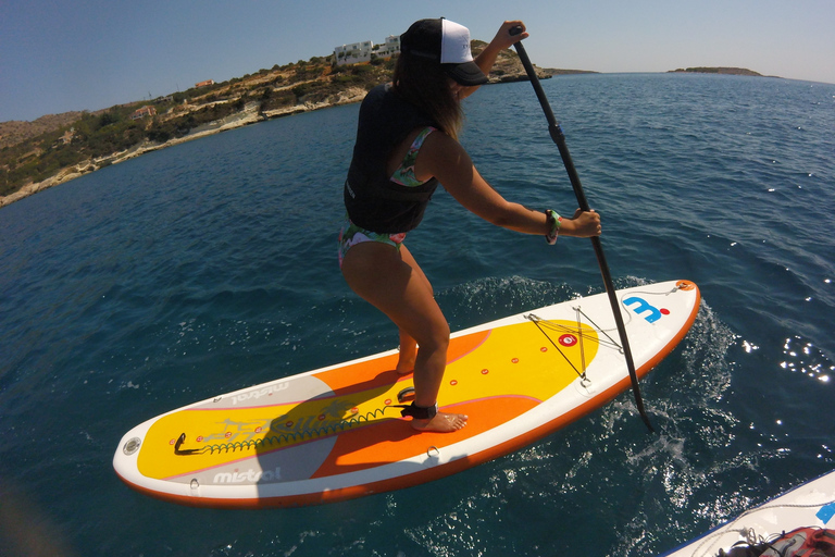 Chania: Stand-Up Paddleboard & Snorkeling en grupo pequeño