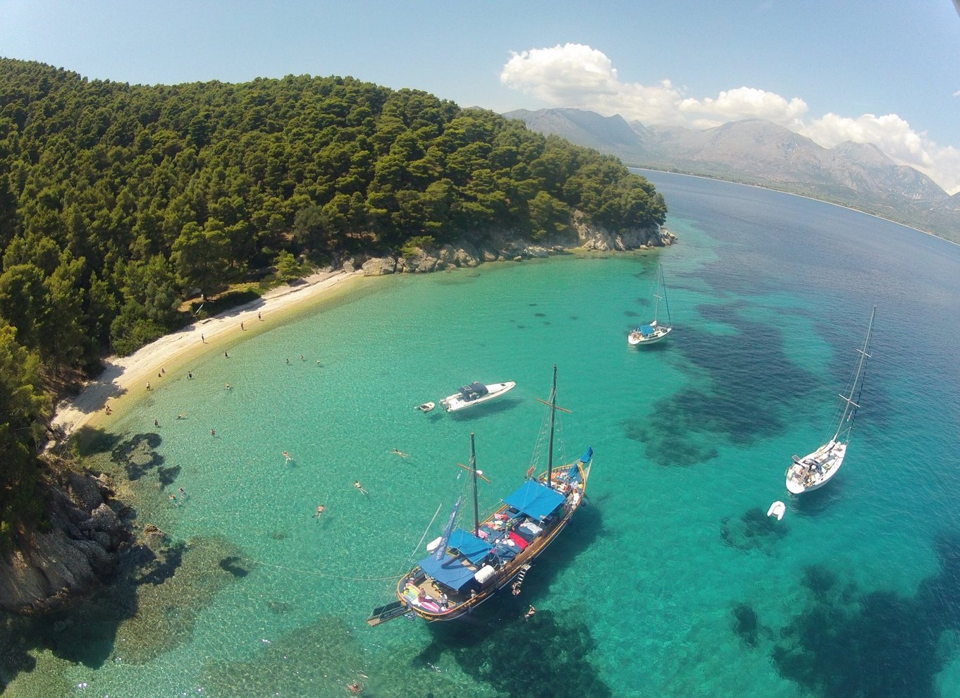 Fra Nydri: Lefkada Forgotten Islands Day Cruise med frokost