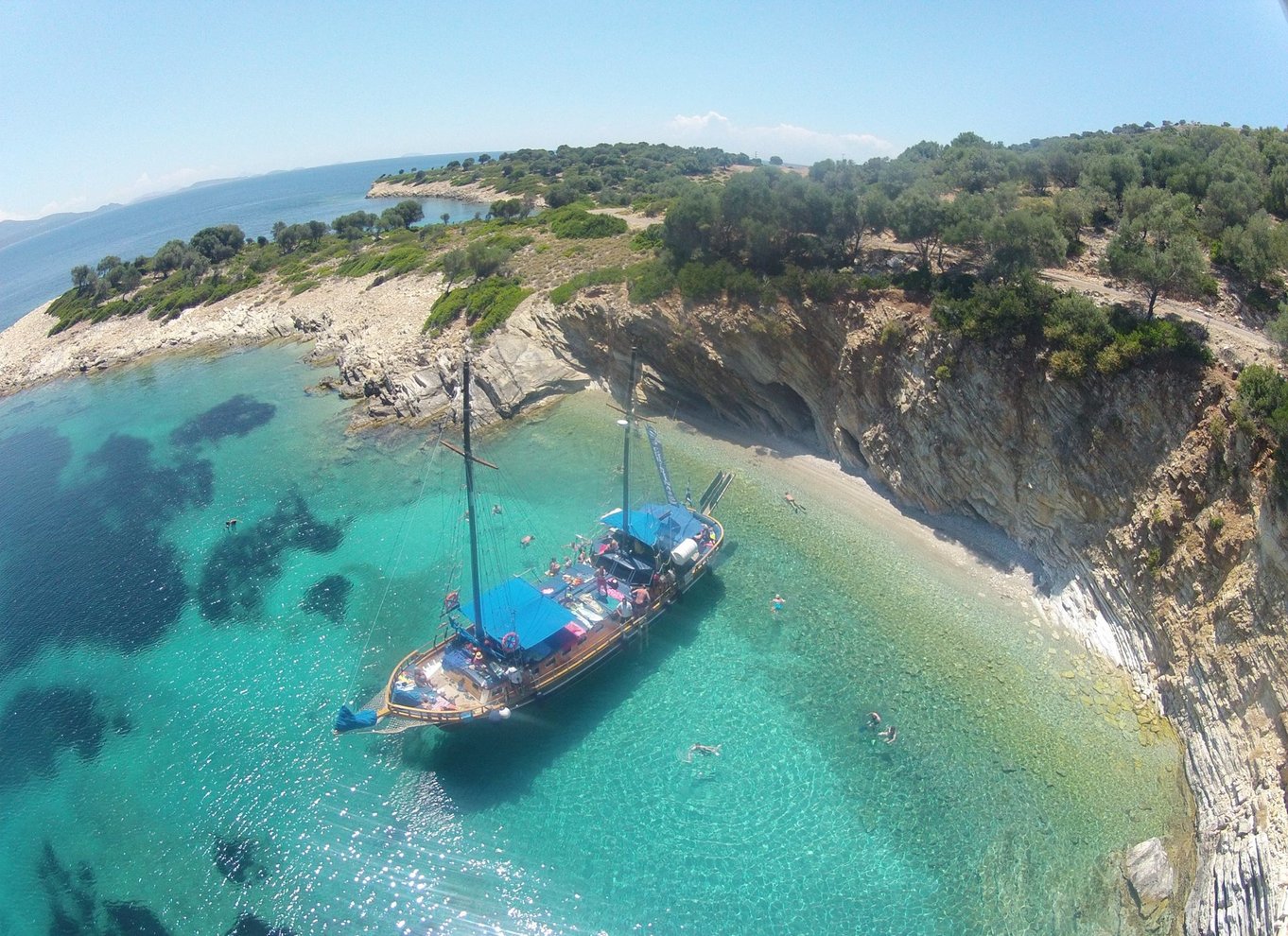 Fra Nydri: Lefkada Forgotten Islands Day Cruise med frokost